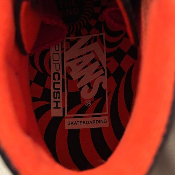 VANS SPITFIRE Wheels x Skate Sk8- Reissue High Black Flame - Picture 9 of 13